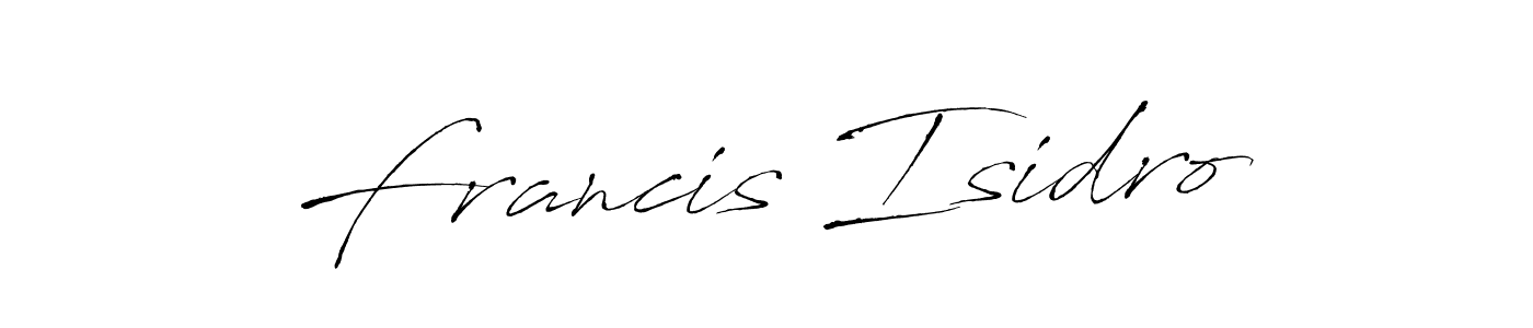 Create a beautiful signature design for name Francis Isidro. With this signature (Antro_Vectra) fonts, you can make a handwritten signature for free. Francis Isidro signature style 6 images and pictures png